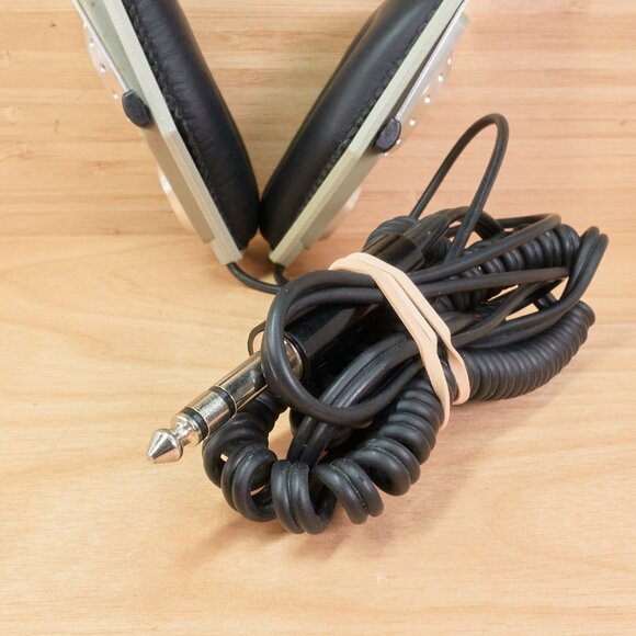 Vintage Transonic AX-10 Headphones / Retro Over-Ear Wired Headset / 1/4" Plug - Picture 3 of 9